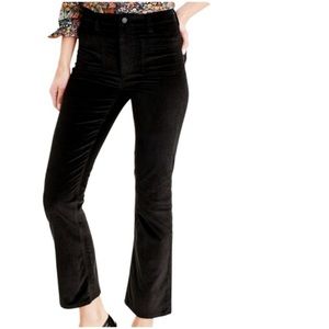 J.crew Tall Demi Boot Crop Jean in Velvet